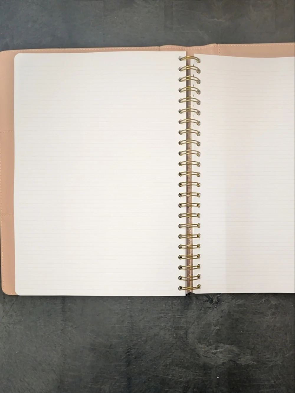 2026 Pink Spiral Planner with Sticker Sheet And Vegan Leather Case